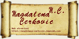 Magdalena Čerković vizit kartica